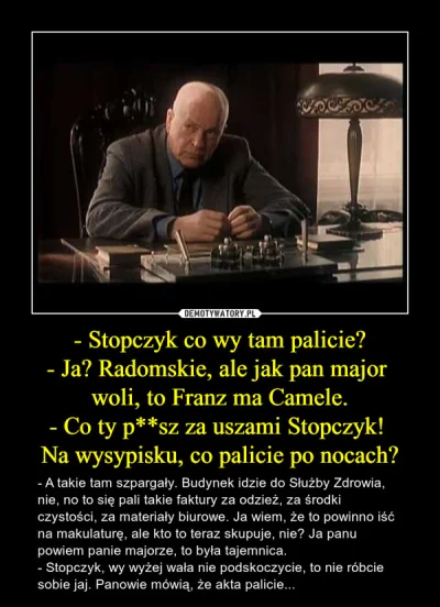 JestemZielonka123 - @ZenonArciszewski3127: