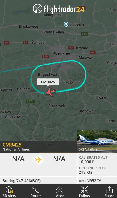 DrCieplak - 5 rano i pobudka bo boeing 747 z towarem dla Ukrainy krąży od pół godziny...