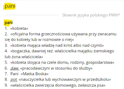 paliwoda - > Ta Pani
@noisemaker: „Ta pani”, nieuku. 
Nie zwracasz się do niej, żeb...