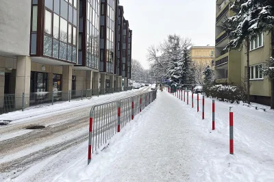 goferek - Brakuje jeszcze jednego rzędu słupków
#krakow