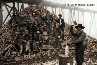 myrmekochoria - Górnicy z kopalni Blue Gravel 1890