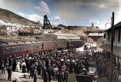 myrmekochoria - Tonopah, Nevada Railroad Depot 1907