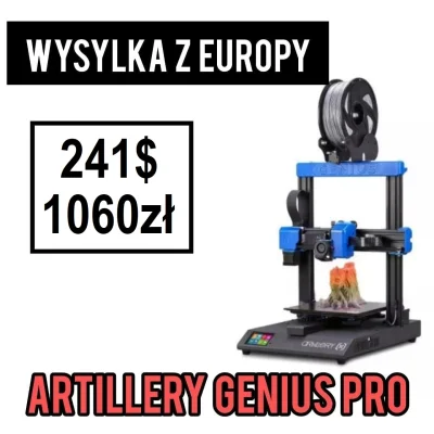 CudaliPL - WYSYŁKA Z EUROPY


Artillery Genius PRO Drukarka 3D

✅Cena po rabacie...