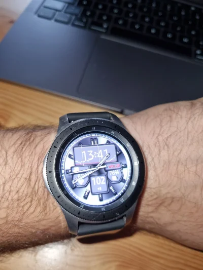 palladni - @CryptoPump a tak wyglada apka G-Watch na zegarek samsunga - i wlasnie ta ...