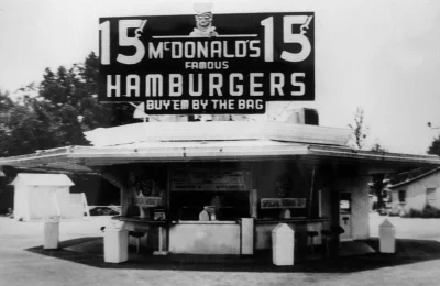 4ntymateria - Hamburger cena 15 centów

Pierwszy McDonald's w San Bernardino w Kalifo...