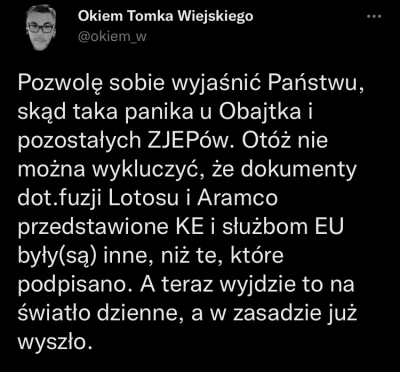 takasobiejedna - Bardzo ciekawy komentarz z tt dotyczący obecnej sytuacji: