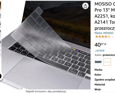 nortonas - #apple
#MacBook
Warto kupić taki pokrowiec na klawiaturę? Chciałbym jak ...