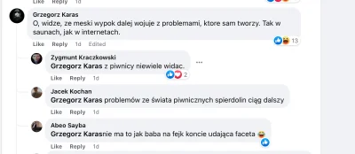 muchatse - Komentarze na #facebook pod postem o tym, że mężczyźni mają zakaz na połow...