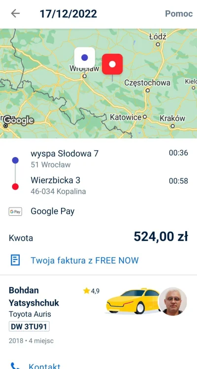 Szawagier - Cześć Mirki, pisalem ostatnio o oszustwie w aplikacji #freenow moja rozow...