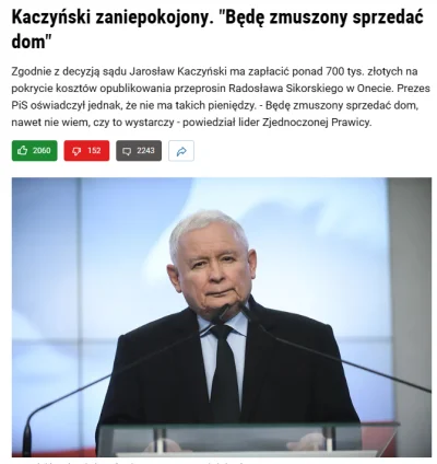 Radus - Dobrze kombinuje. Kaczyński zaczął grać kartą że zły Sikorski chce biednemu s...