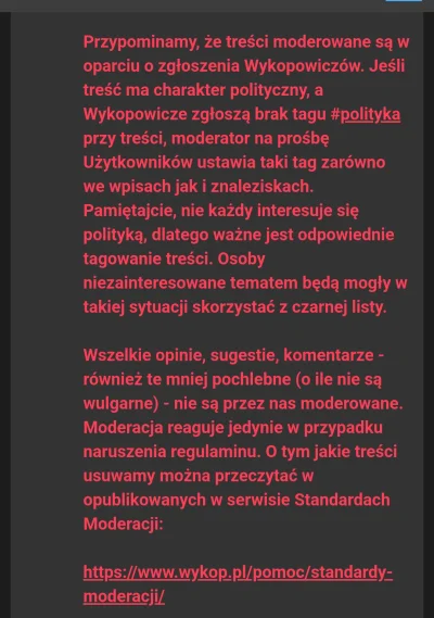 zapatrzonwgrunt - @Moderacja nie zesrajcie się. Macie te standardy jeszcze głębiej w ...