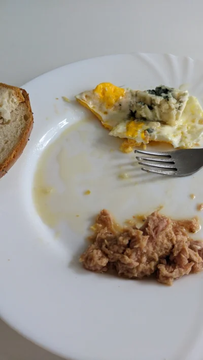 aberotryfnofobia - dzisiaj na śniadanie przeterminowane jajka, chleb z zamrażarki i t...