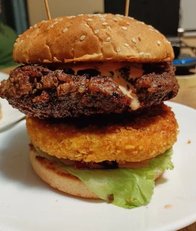dioxis - Czy domowemu burgerkowi wolno plusa? #gotujzwykopem #burger