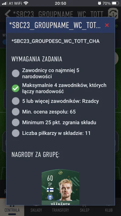 Din_Eos - Macie jakiś pomysł jak zrobić dzisiejszego SBC? 
#fut