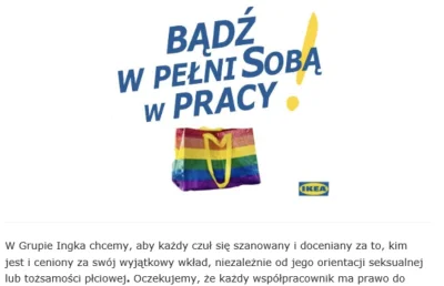 Morf - > A skąd miał wiedzieć jaki stosunek z homosuksualistami ma Ikea?

@Cieplokr...