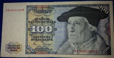IbraKa - 100 Marek niemieckich z 1980 roku ʕ•ᴥ•ʔ
#banknoty #numizmatyka #pieniadze
