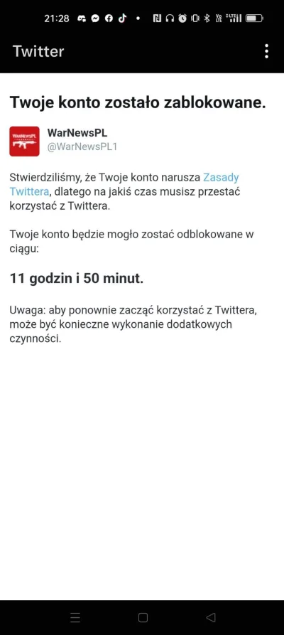 waro - WarNews dostał bana xD

Qou vadis, twitter?

#ukraina