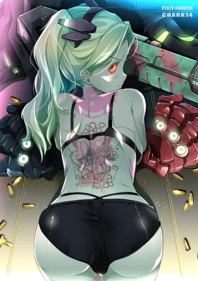 Gwendeith - cybercipka z wbudowaną gilotyną
#mangowpis #anime