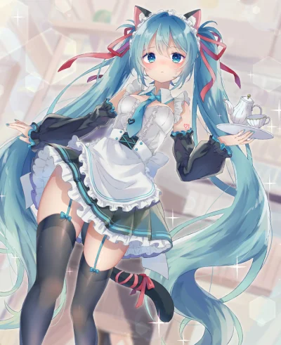 Kiciuk - #hatsunemiku #vocaloid #maid #nekomimi #anime #randomanimeshit