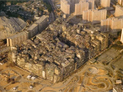 dominowiak - prawdziwe slumsy to były w nieistniejącej już dzielnicy HK - Kowloon Cit...