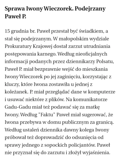 Menosas - Odnośnie ostatniego zatrzymania Pawełka. To w jaki sposób śledczy odkryli t...