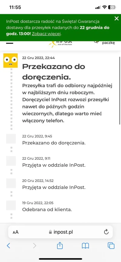 rafal3000 - #inpost

Wydaję mi się że jak robicie sobie reklamę z dostarczaniem "ra...