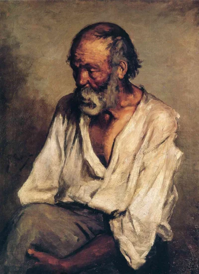 rakaniszu - Pablo Picasso - Stary rybak (1895)

Portret starego marynarza Salmeróna...