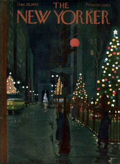 mala_kropka - #art #sztuka #grafika #newyorker #ilustracja #swieta
Świąteczne okładk...