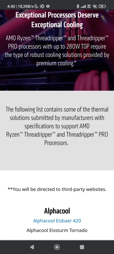 Migfirefox - @ly000: może to chłodzenie jest za małe? xd
AMD sugeruje większy model.