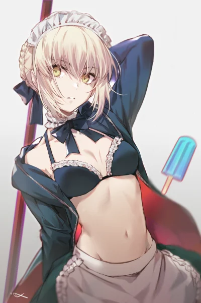 S.....i - #saberalter #maid #fategrandorder #fate #randomanimeshit #anime