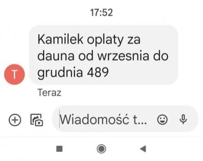 oszty - @mitatuyo: kiedy podnieśli opłatę za przedszkole więc informujesz ojca bękart...