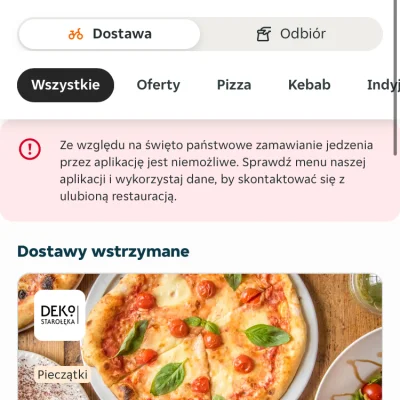 DosKapp4 - Pyszne jak Poczta Polska
Dziś jedzenia nie zamówisz, bo oni w święto pośr...