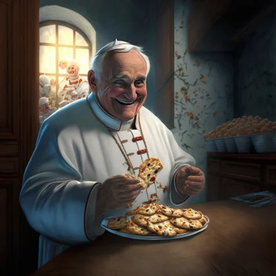 ulele - @ulele: Ciasteczkowy Papież