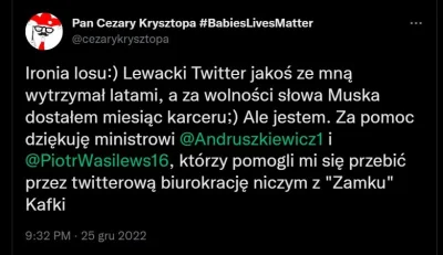 czeskiNetoperek - Ile to ma warstw #!$%@?...

Musk blokuje na lewo i prawo (norma)....