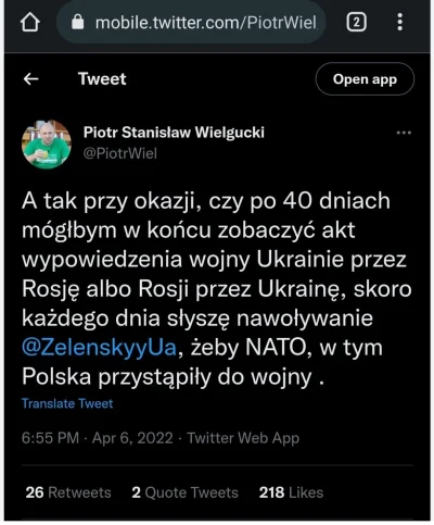 mrjetro - Być może Jurek O. nie jest jakiś super fajny, ale ktoś kto zachowuje się ta...