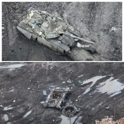 OttoBaum - W obwodzie Ługańskim, ukraińskie wojsko za pomocą drona zniszczyło unieruc...