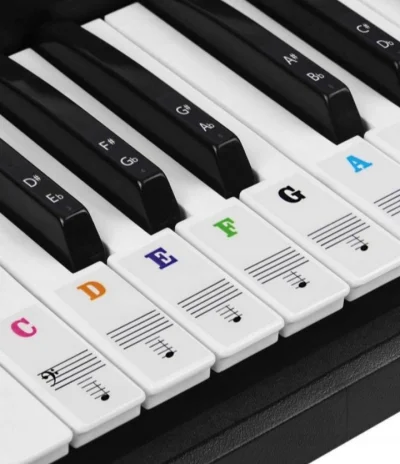 t.....o - Mają sens tskie naklejki na #pianino? Dostałem keyboard od gwiazdora (tak w...