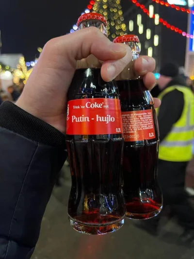 yosemitesam - #rosja #putin #reklama #cocacola
Noworoczna edycja Coca-Coli z napisem...