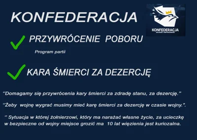 szurszur - Konfederacja kilka miesiecy temu proponowałą przywrócenie poboru oraz kary...