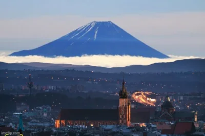 Mediocretes - @marceli97: Fuji z Krakowa (w Japonii jest już dzień)