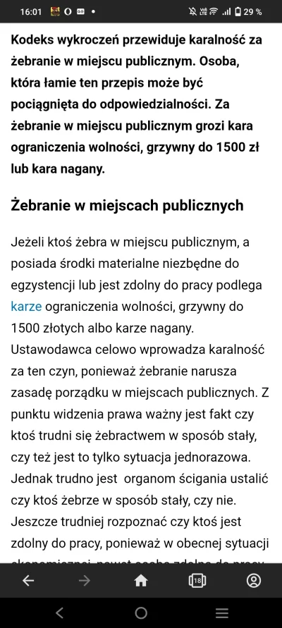 kureciparatko - @SebekBonk: to jest już żebranie, a jest ono w Polsce karalne.