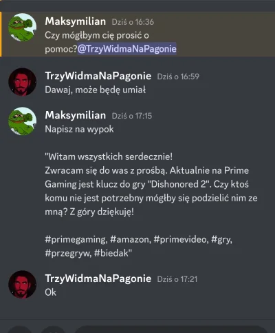 T.....e - Szybko, pan Maksymilian Odętka szara eminencja ma ważną sprawę.
Napisz na w...