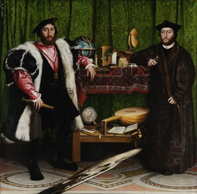 Pulchra_feles - Każdy widział obraz Ambasadorowie Hansa Holbeina młodszego. Mniej ocz...