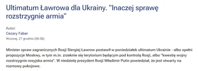 b.....e - @slkt: Kontekst ma znaczenie. Te słowa odnoszą się do rozmów pokojowych Ukr...