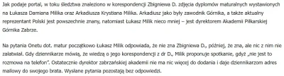 bezbekpol - > Zakładając, że to co brat Milika napisał to prawda

@Suchutkowy: w ty...