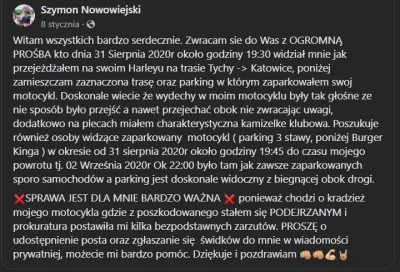 kumam-stary - typ na FB pisze o jakiejs sprawie ze mu #!$%@? moto i ze z poszkodowane...