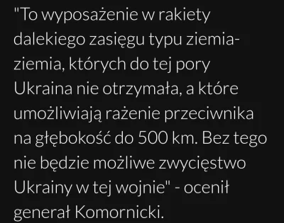 Grooveer - @szurszur czyli gen. Komornicki ma rację, że bez ataków na głębokie zaplec...