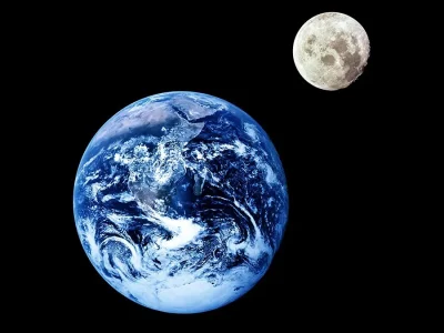 aldrig - 3. spacer z Ziemi na Księżyc - 384 400 km
