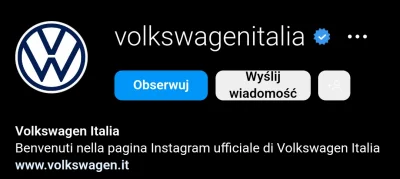 Siaa - Volkswagen ma swoje włoskie konto na Instagramie:

Volkswa Genitalia 

#pd...