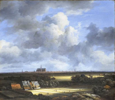 rakaniszu - Jacob van Ruisdael - View of Haarlem with Bleaching Fields (1670)

#szt...